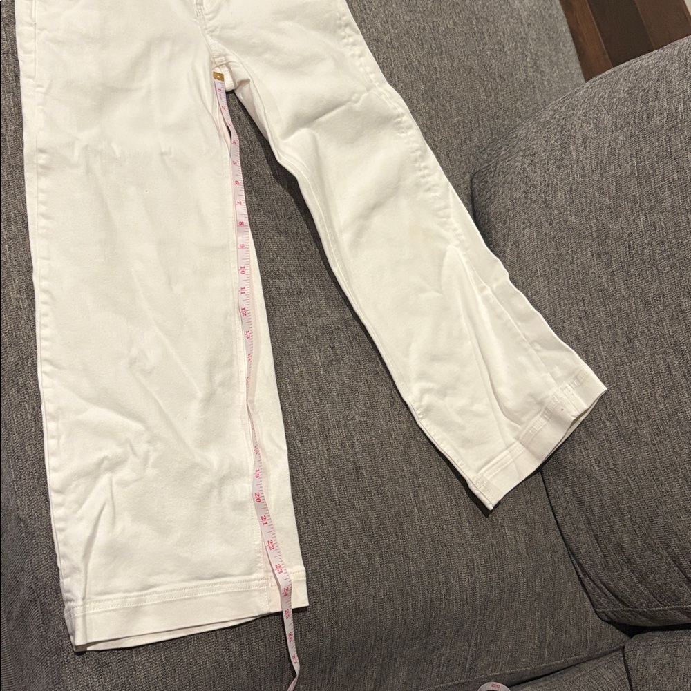 Everlane Cream High-Waist Trousers - Picture 6 of 6